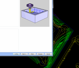 Raspberry Pi B+ Case CAM in Progress 2