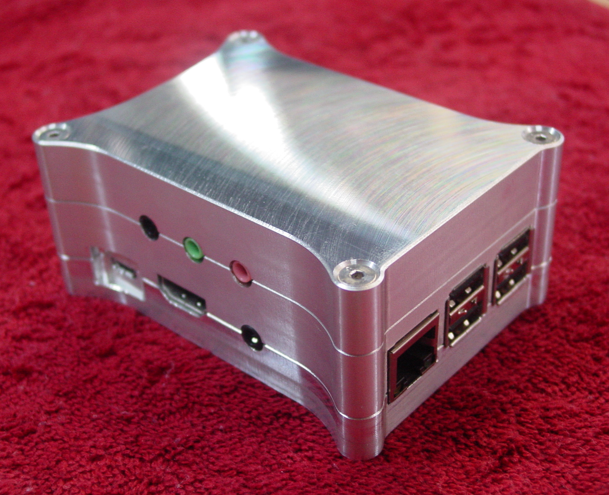Raspberry Pi Cirrus Logic Audio Card Aluminum Case View 1