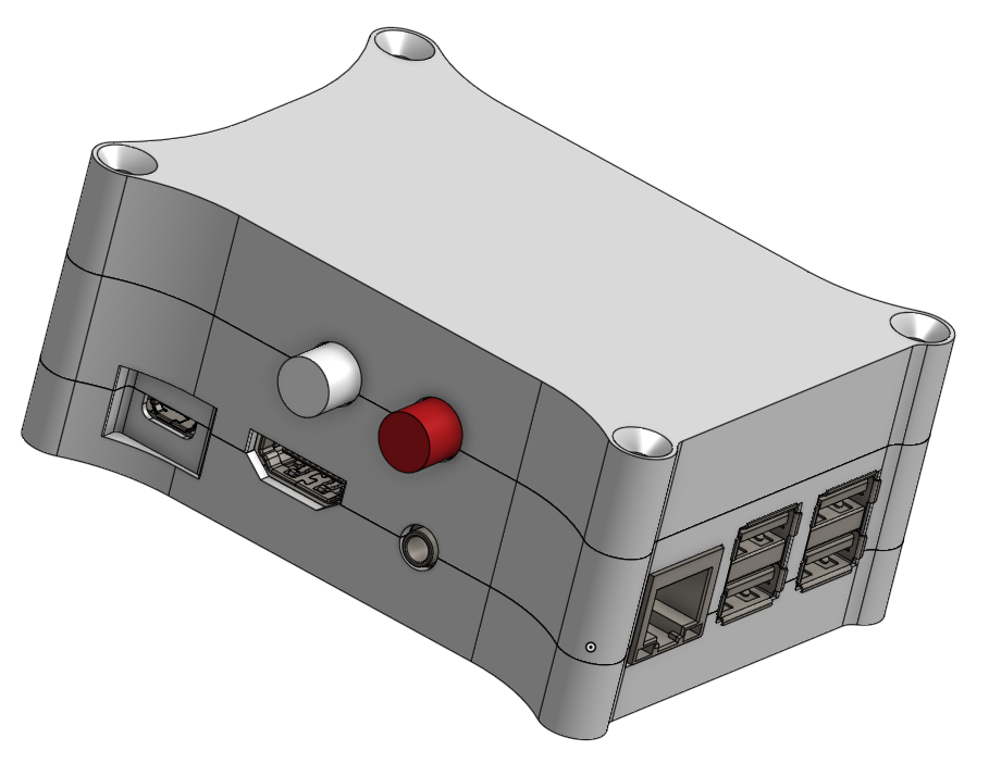 HifiBerry DAC+ Case View 1