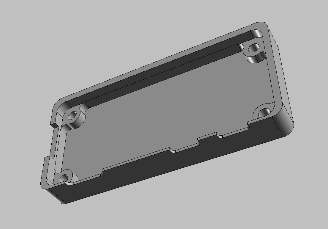 Pi Zero Case Bottom CAD