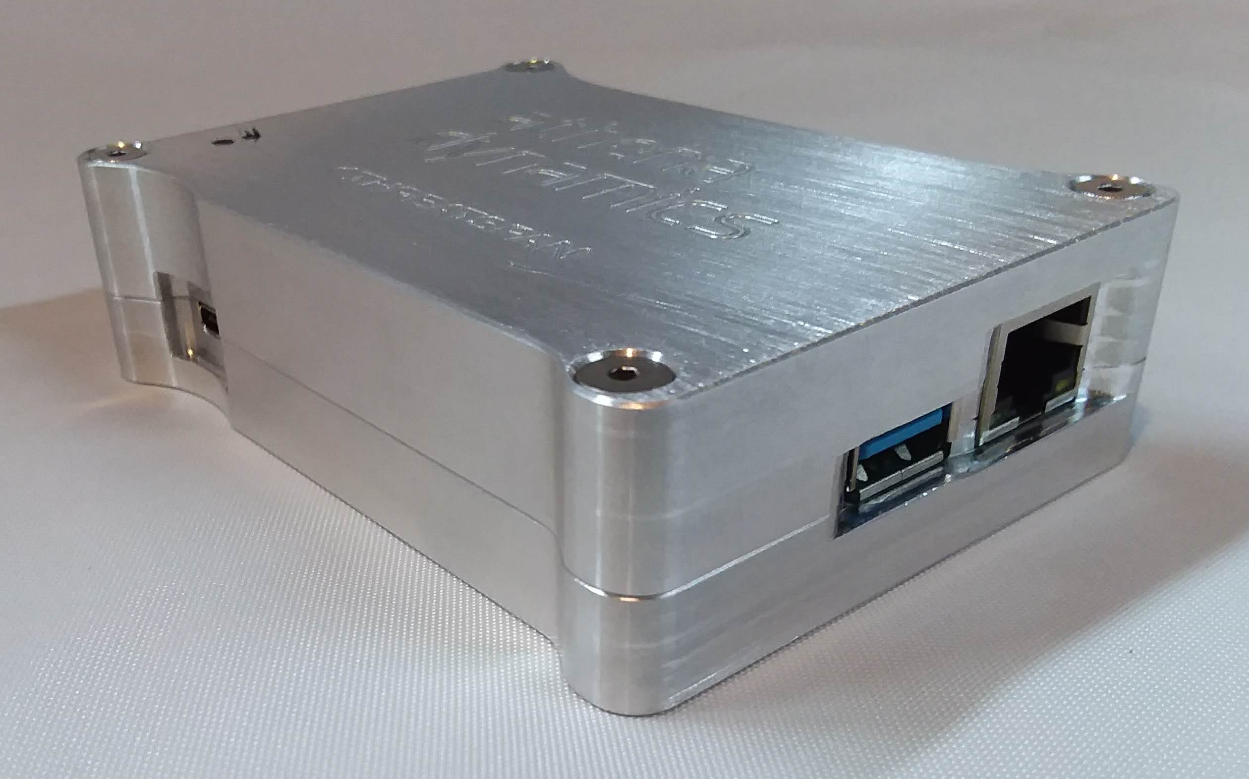 Lightweight Aluminum Alloy Case for Raspberry Pi 4, CNC Precise Processing,  Sand Blasting Finish, Nice & Durable